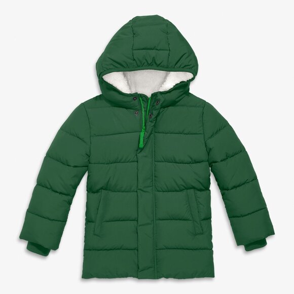 NWT IN BOX Primary Parka puffer coat Size 5 in Evergreen